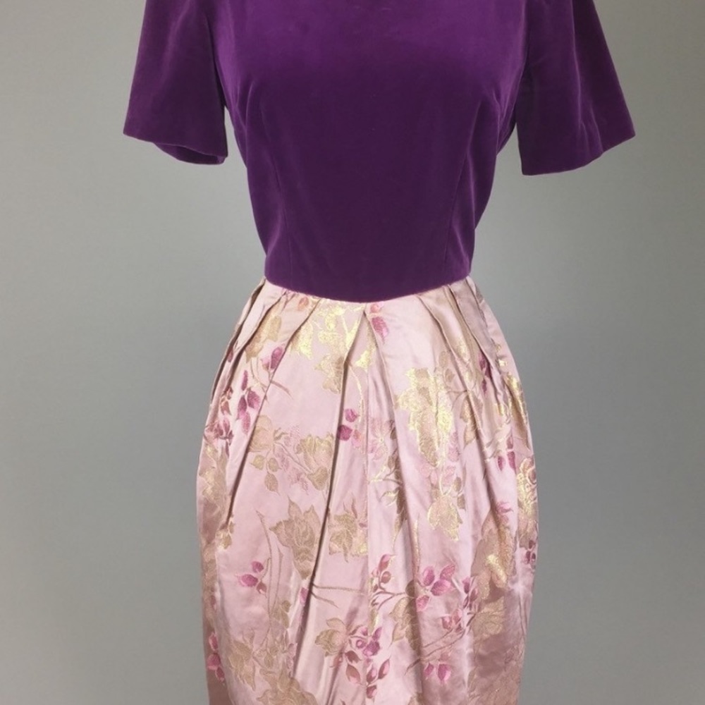 60s tulip party dress women’s size m